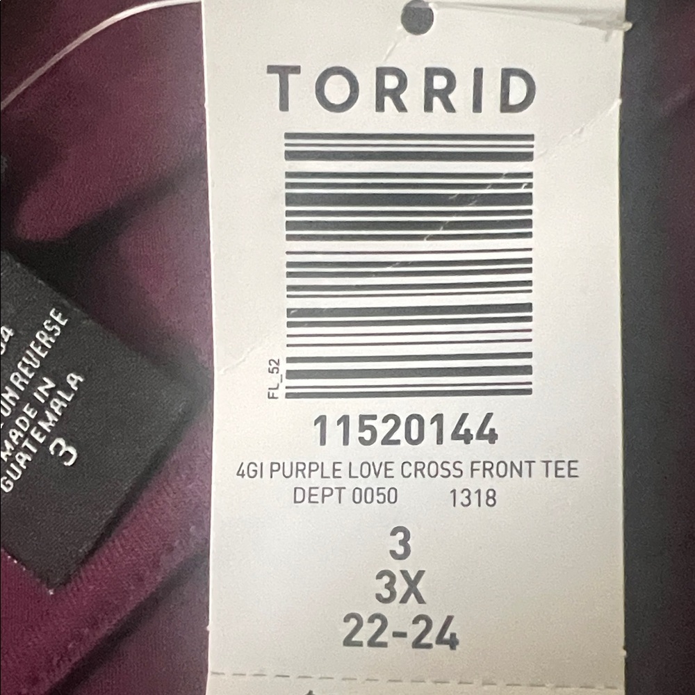 Torrid Burgundy Love Graphic Tee - Picture 12 of 12
